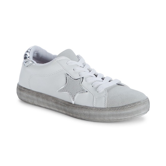 NWOB 8.5 Steve Madden Zooma Star distressed sneakers - Picture 2 of 11